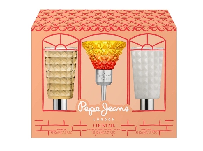Pepe Jeans Cocktail Edition For Her Zestaw Edp 30ml +Żel 50ml +Balsam 50ml