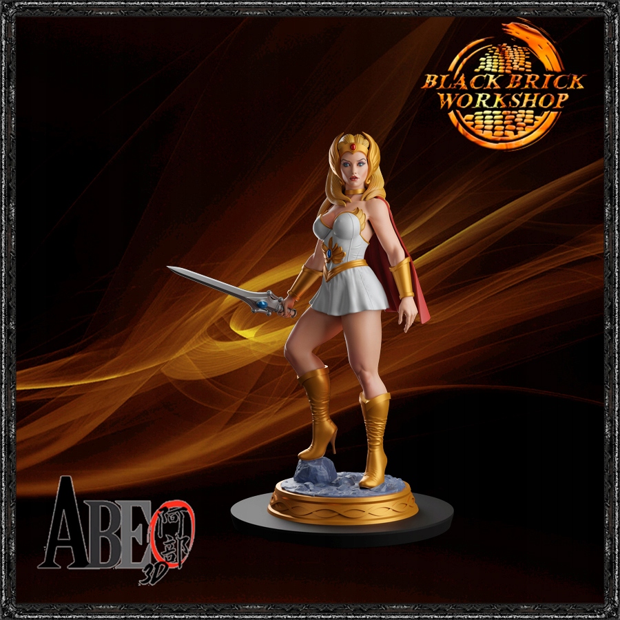 She-ra Neupravené Abe 3D Měřítko 1/9 (200mm) (sfw) 3D tisk