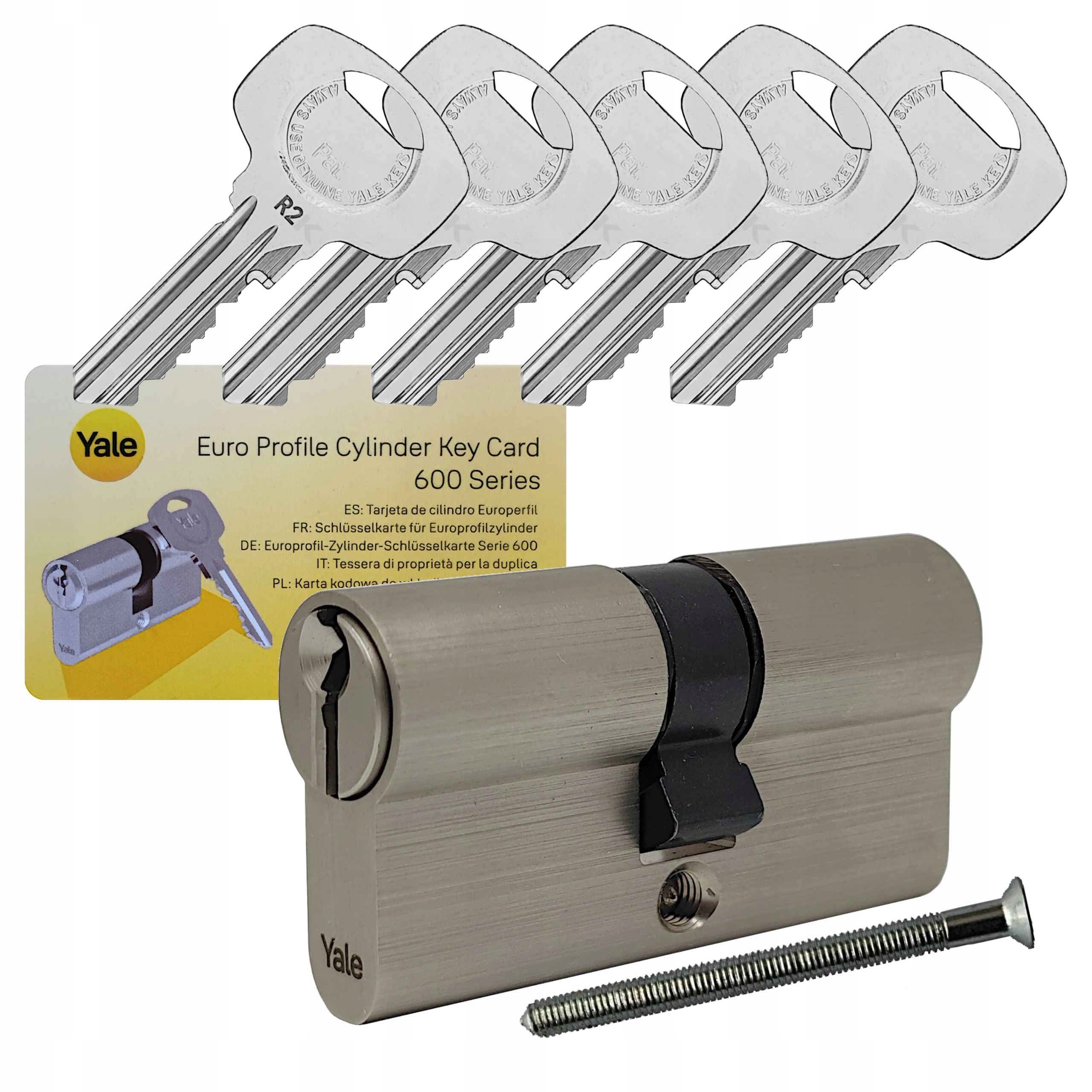 Vložka Yale Y600 35/75 s bezpečnou saténovou spojkou