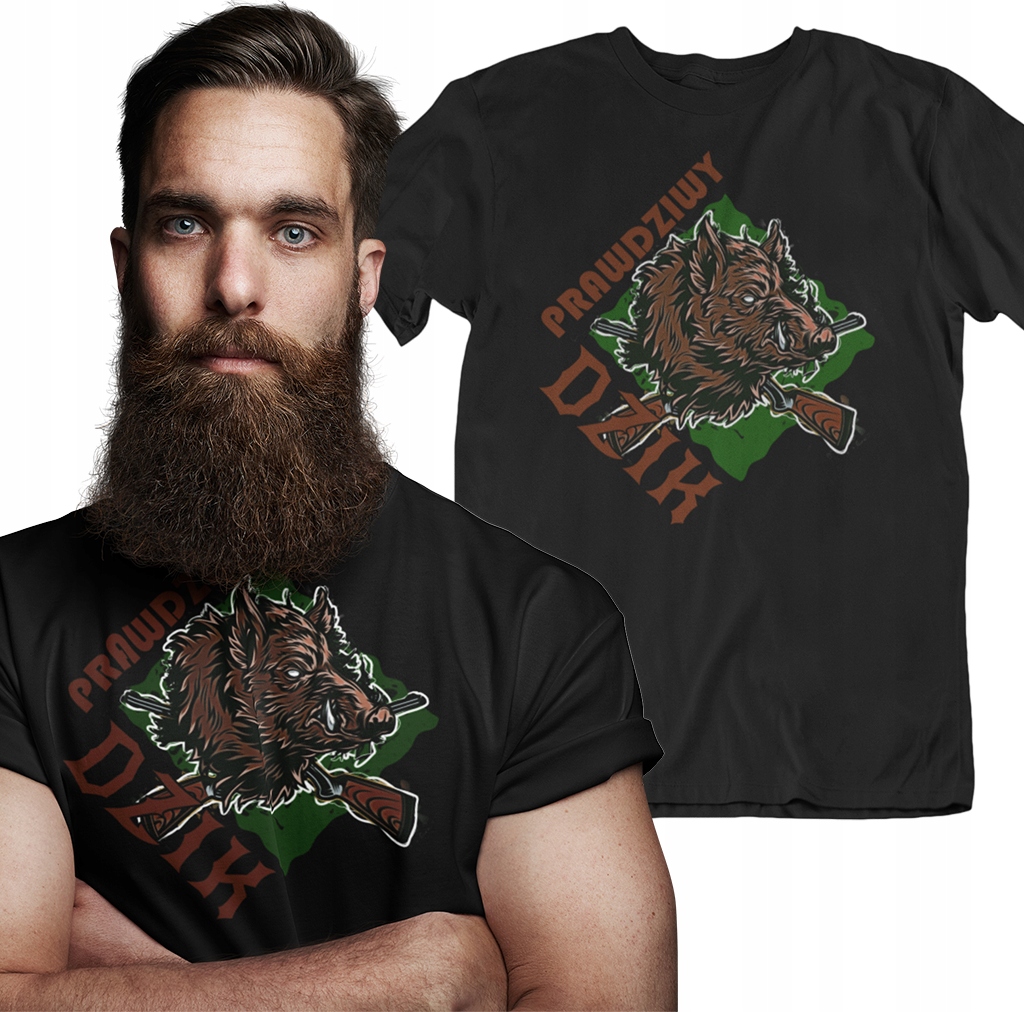 

Koszulka Tshirt Męski Dla Niego Prawdziwy Dzik