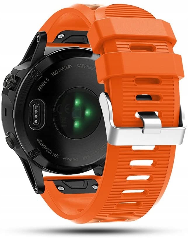 

Pomarańczowy Silikonowy Pasek Garmin Fenix 7X