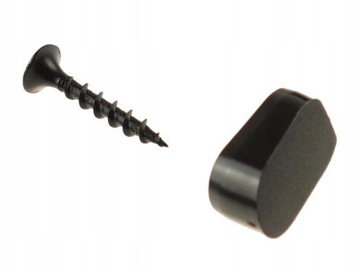 KLAMKA DO ZAMKA KASTEL DO BRAM DRZWI GARAŻOWYCH Kolor czarny