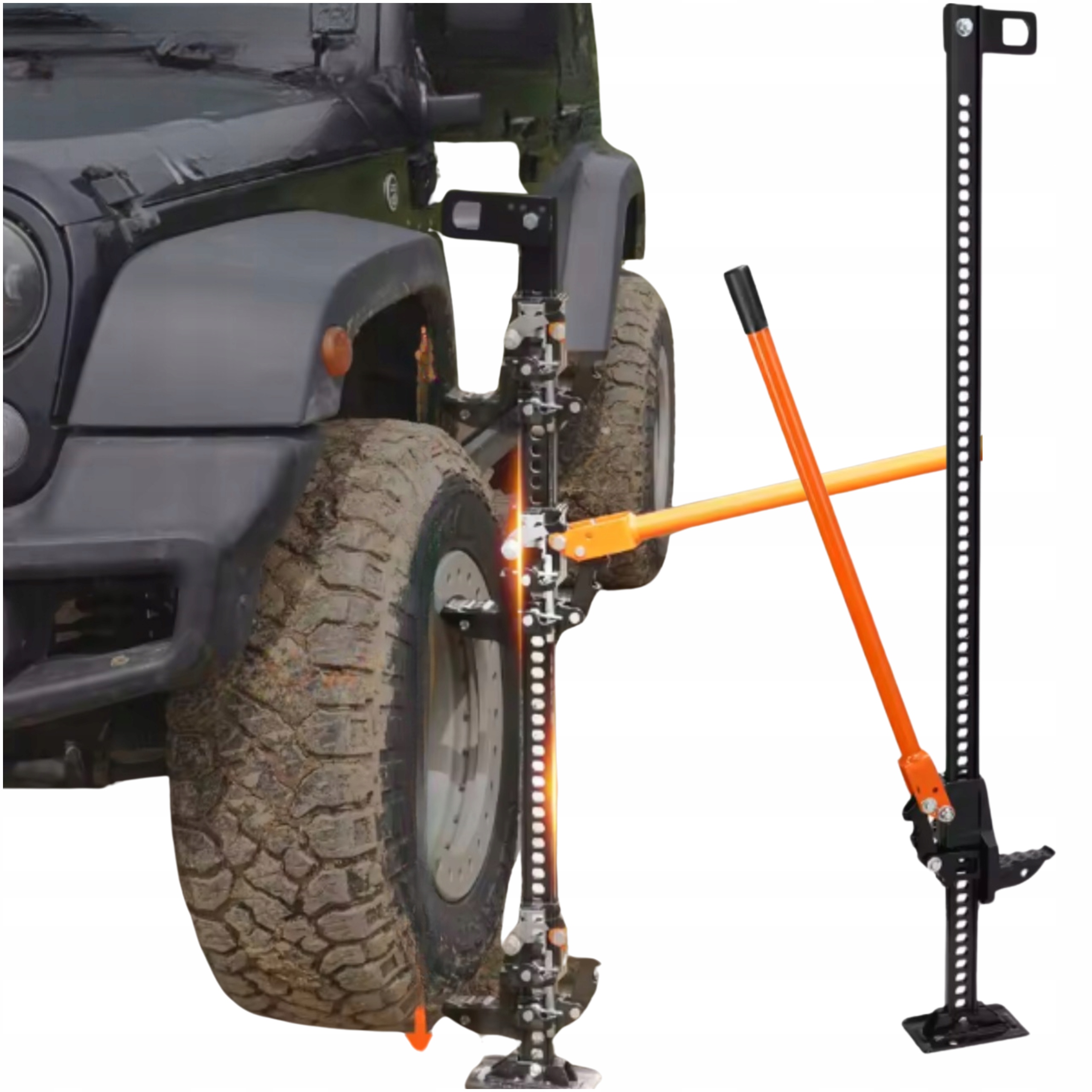 Hever High Lift Off Road Lewarek 150CM Farmářský železniční 3T vozidel