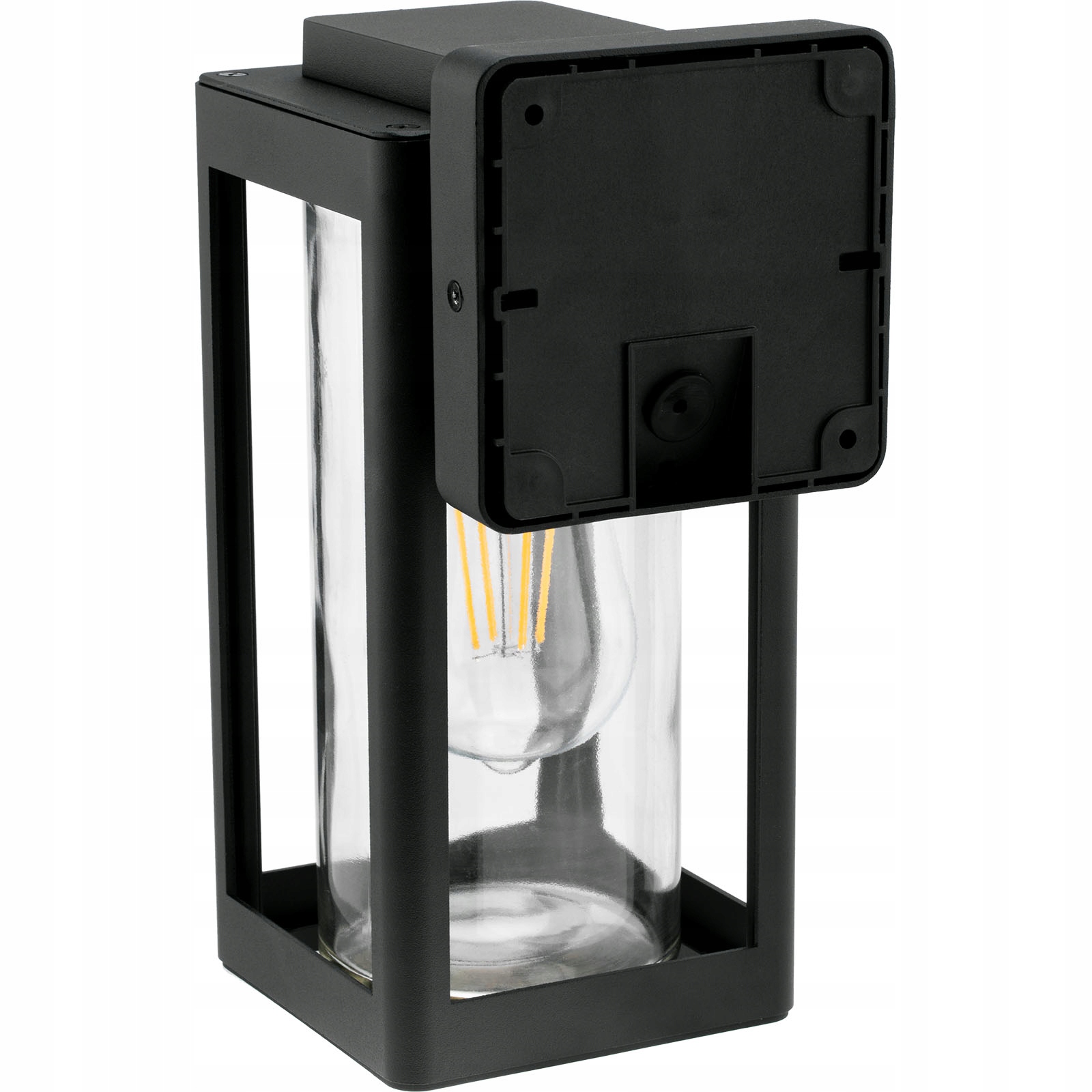 Kinkiet Zewnętrzny Lampa Elewacyjna Ogrodowa ŚCIENNA LED E27 LATARNIA Zasilanie sieciowe