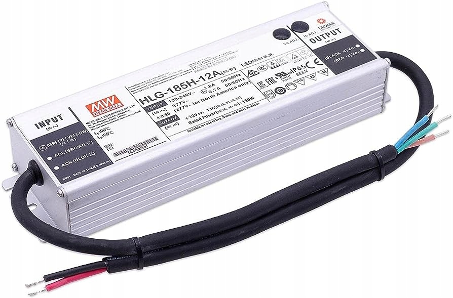 Mean Well HLG-185H-12A 150W Napájecí zdroj 12V 13A