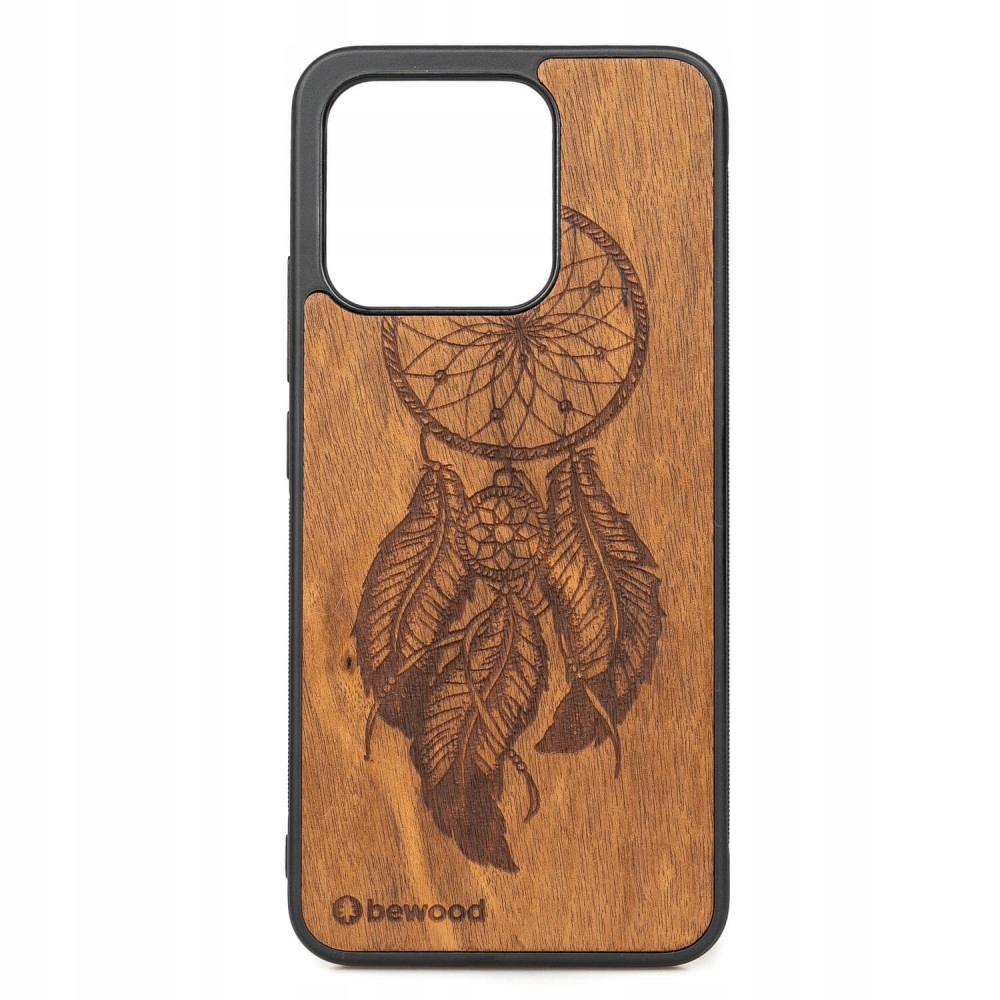 Dřevěné Pouzdro Bewood pro Xiaomi 13 Lapač Snů Imbuia