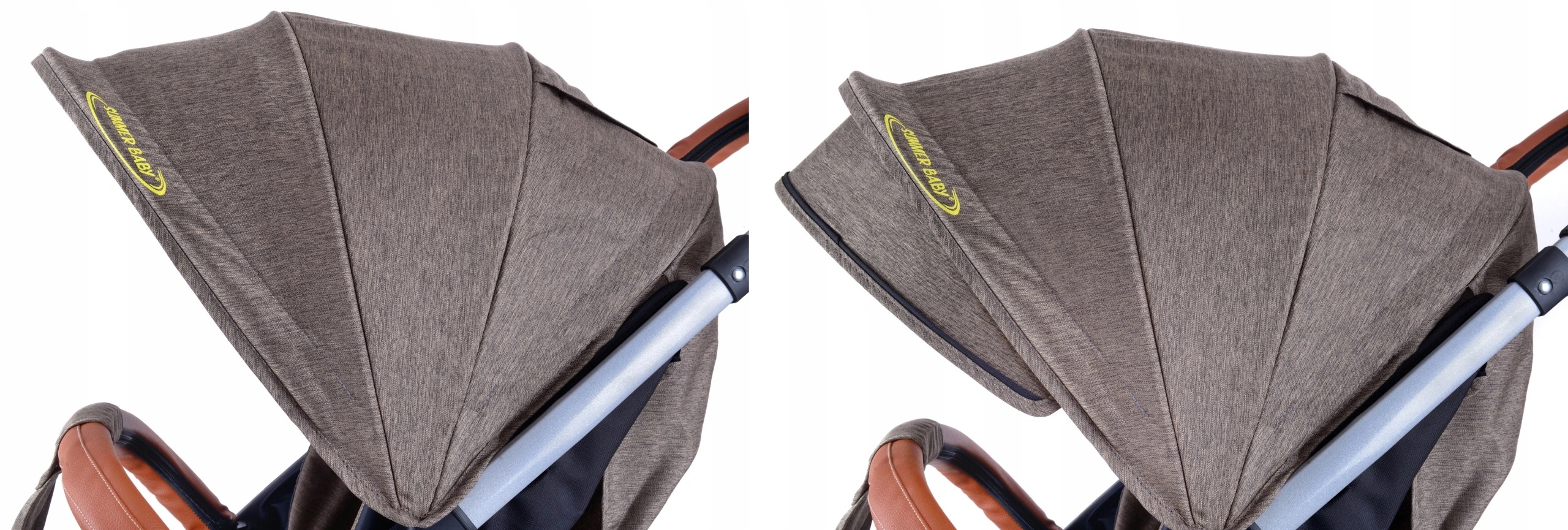 WÓZEK SPACEROWY SPACERÓWKA Summer Baby Koła 25cm Ocieplacz,Folia+DODATKI Rodzaj kół Z tworzywa