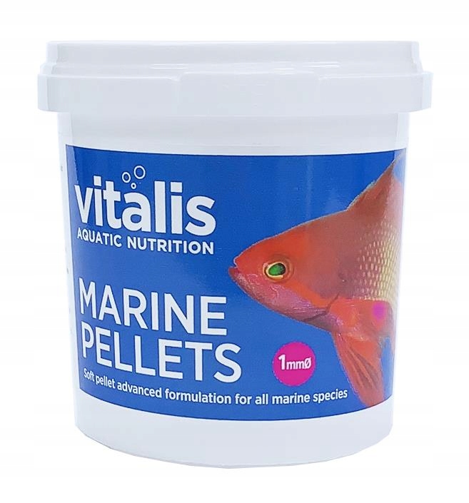 Krmivo Pro Mořské Ryby Granule Pelet Krmivo Xs 1 MM 70 G