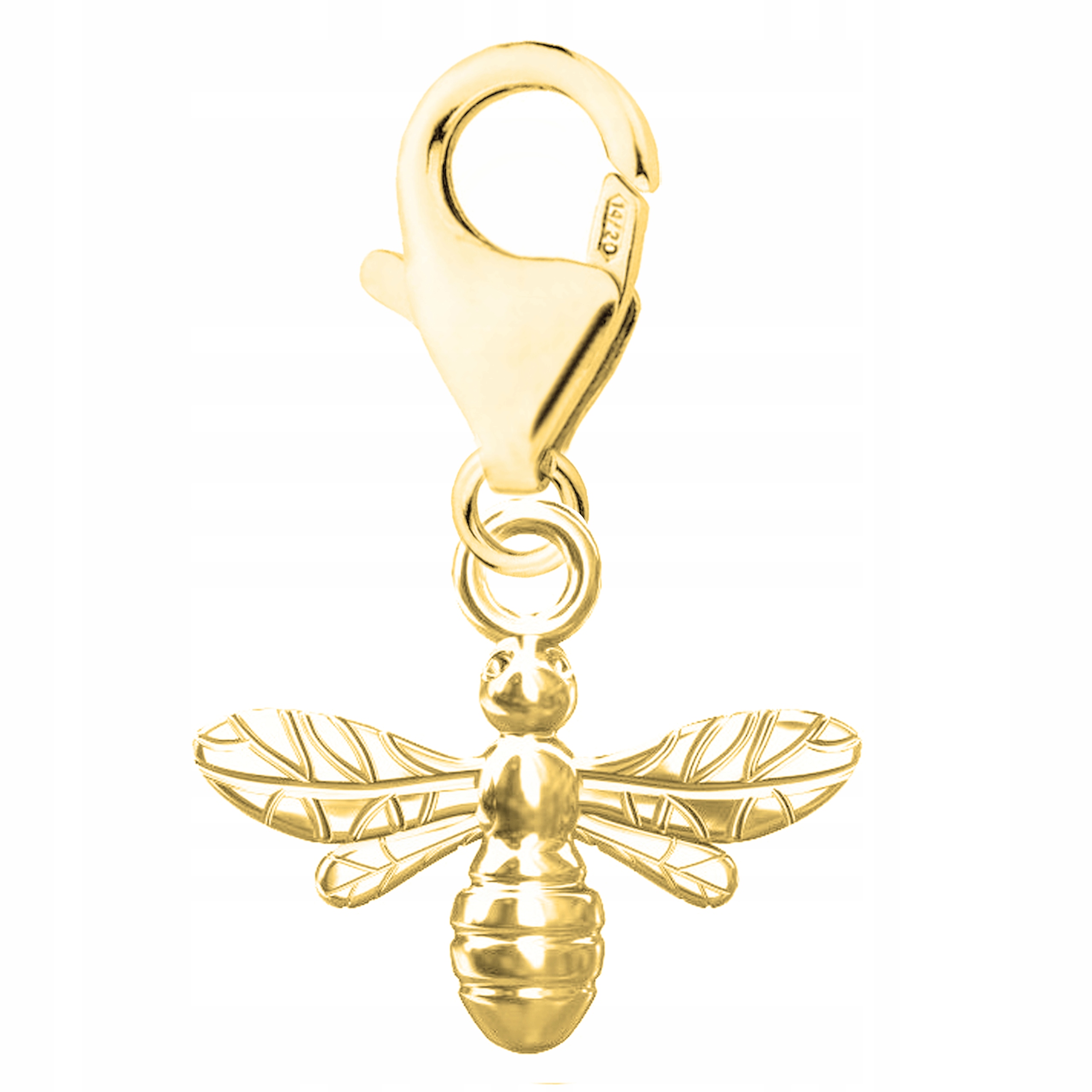 Zlatý závěsný přívěsek Včela stříbro 925