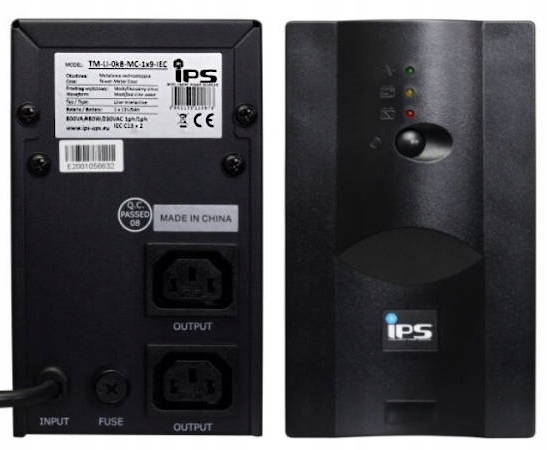

Zasilacz Awaryjny Ups Tower 800VA 480W 1x 9AH Ips