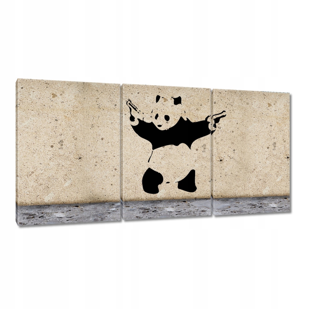 

Obrazy 120x60 Banksy Panda