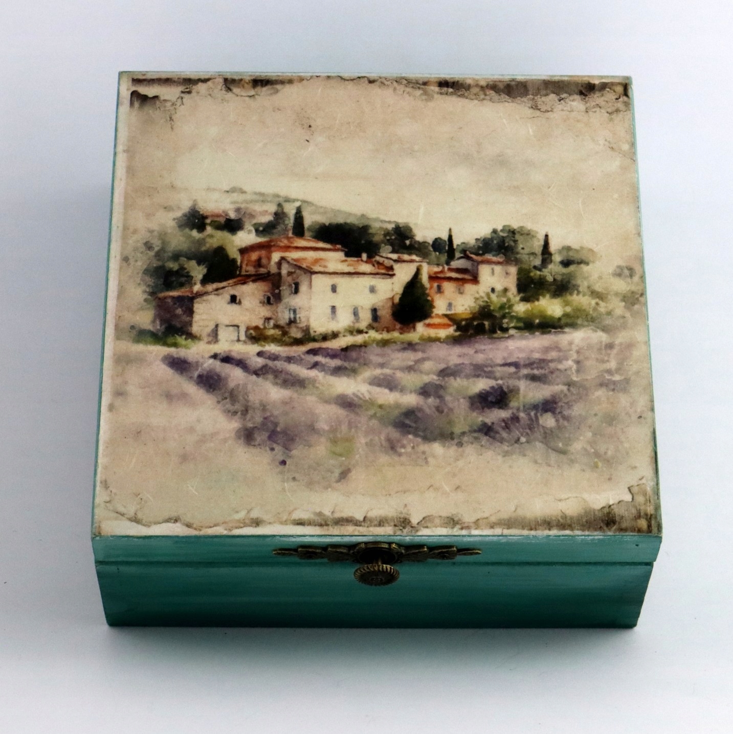 Krabička, krabička levandule Provence