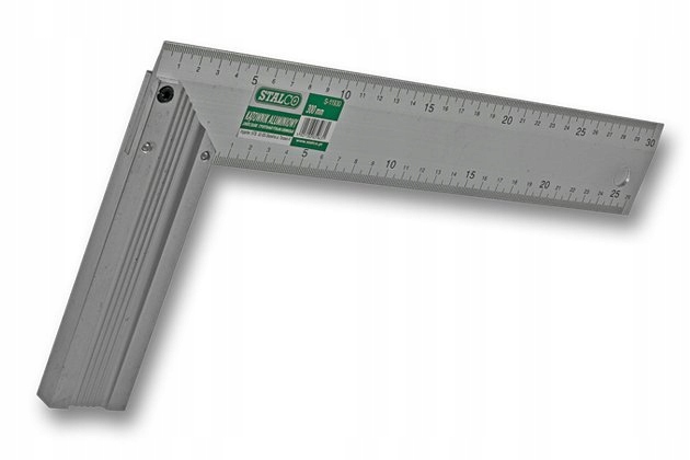 

Kątownik Stolarski Aluminiowy 400 MM Stalco
