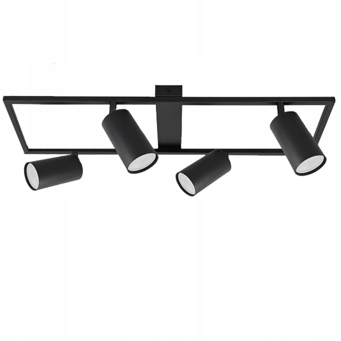 Lampa sufitowa GU10 Plafon Oprawa szynowa 4x GU10 Kinkiet SuperLED