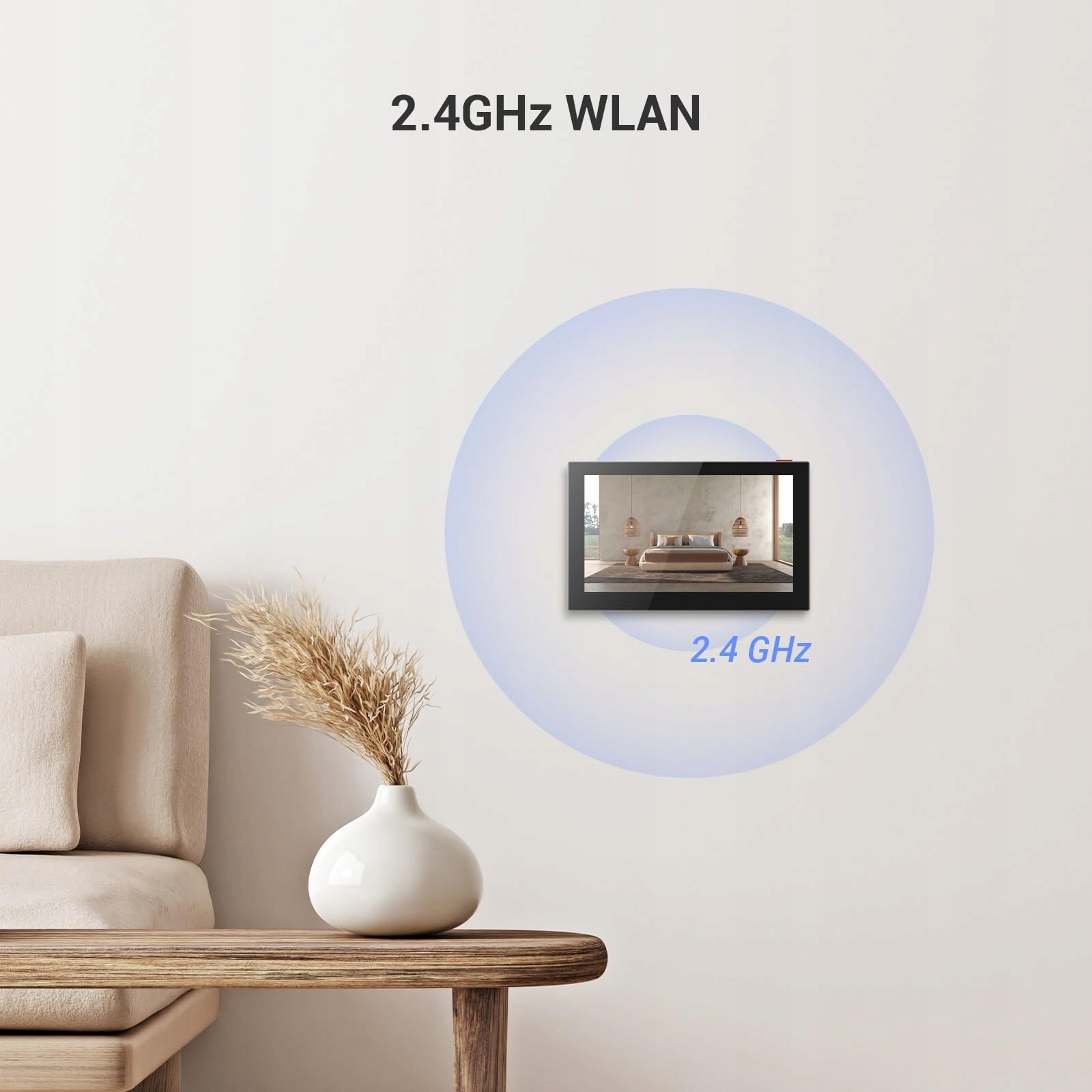 EZVIZ Inteligentny Ekran Wewnętrzny 7 Calowy Dotykowy 4600mAh 2-Way Audio — miniatura 5