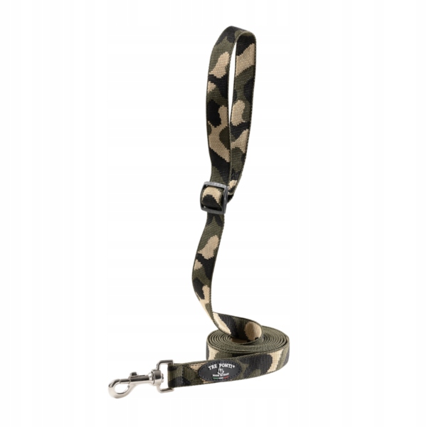 Levně Tre Ponti Vodítko 3 m Maskáčový