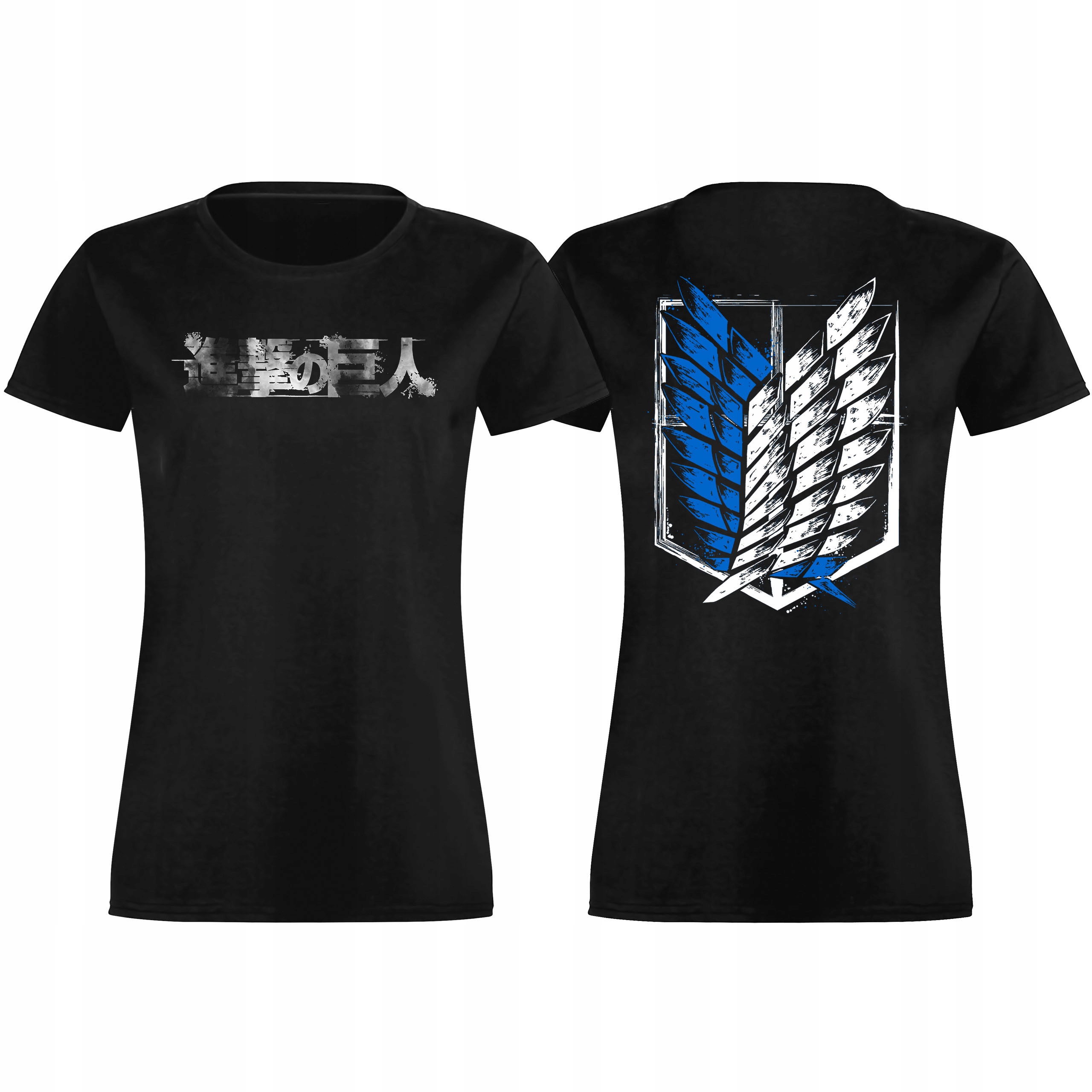 

Damska Koszulka Attack On Titan Atak Tytanów R. M