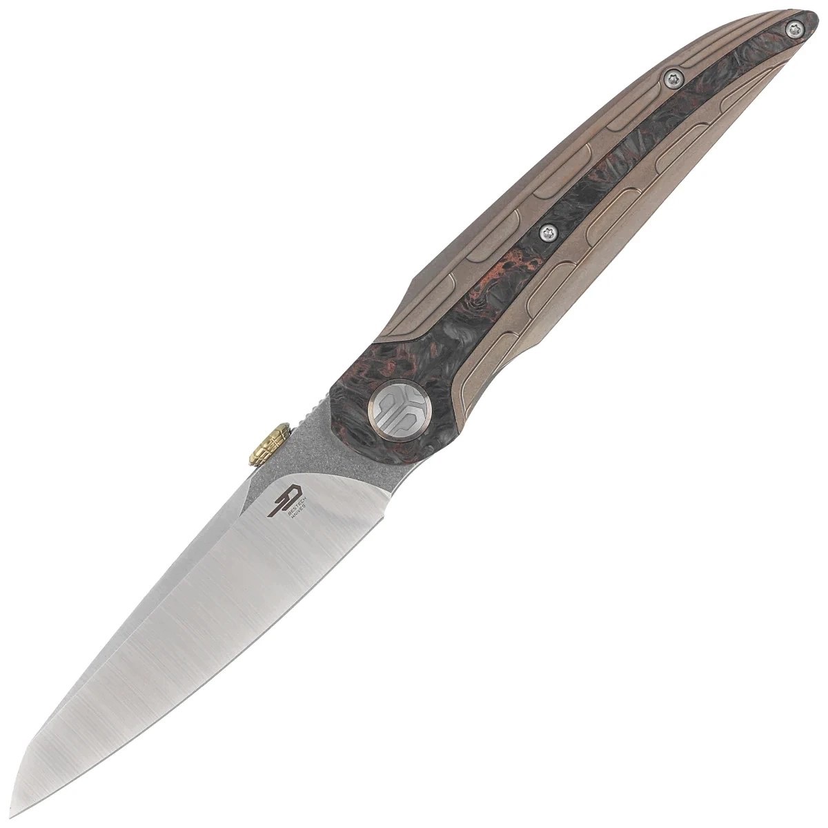 Nůž zavírací Bestech Prydwen Bronze Titanium/Dark Matter (BT2409B)