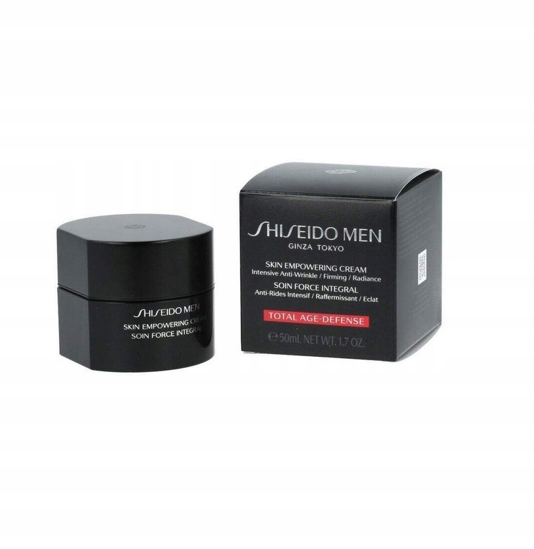 Shiseido Men Skin Empowering Cream krém proti vráskám na obličej 50 m
