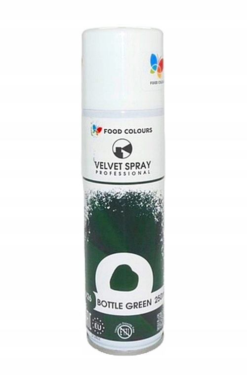 Semiš Zelené Barvivo V Aerozolu Sprej Food Colours 250 ml Lahvově Zelená Barva