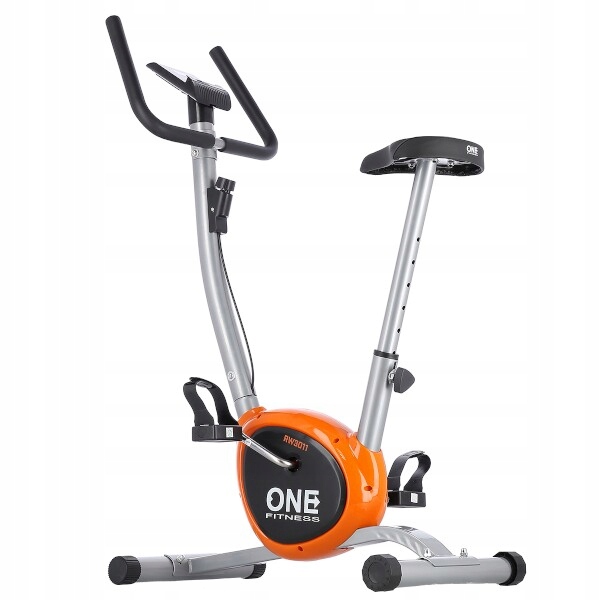 Mechanický rotoped One Fitness RW3011 stříbrno-oranžový