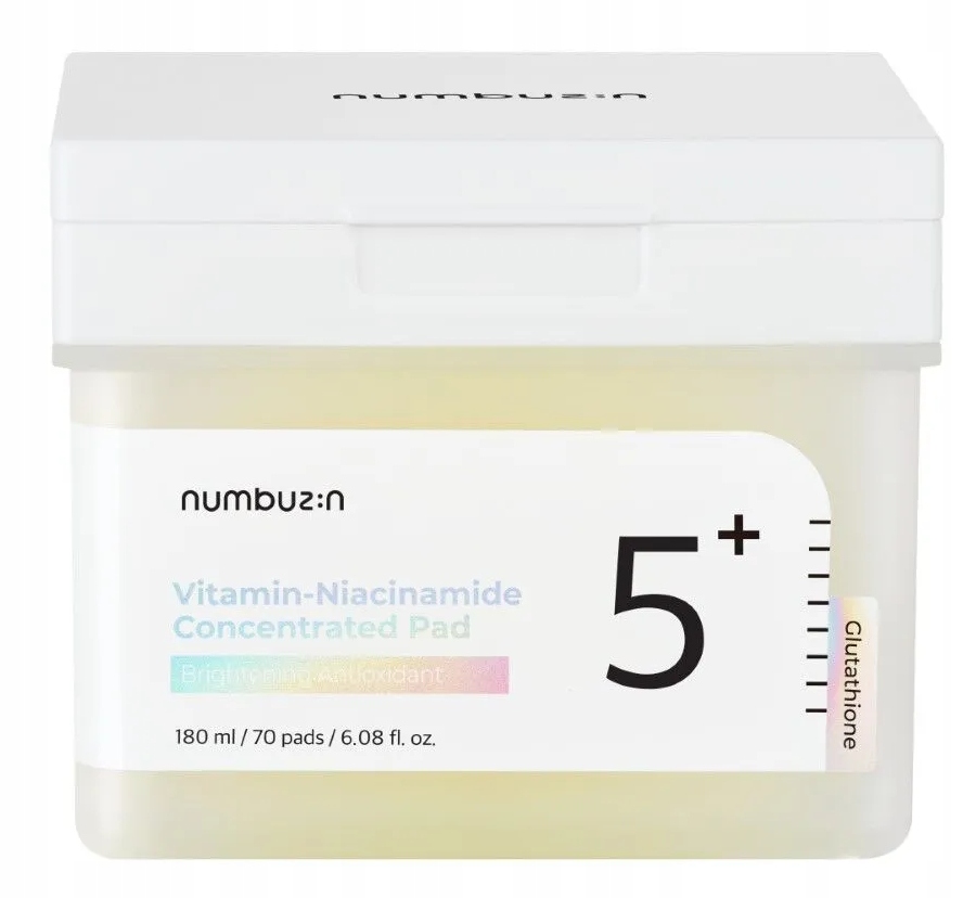 Numbuzin No 5 Rozjasňující vločky s vitamíny a niacinamidem 70 ks