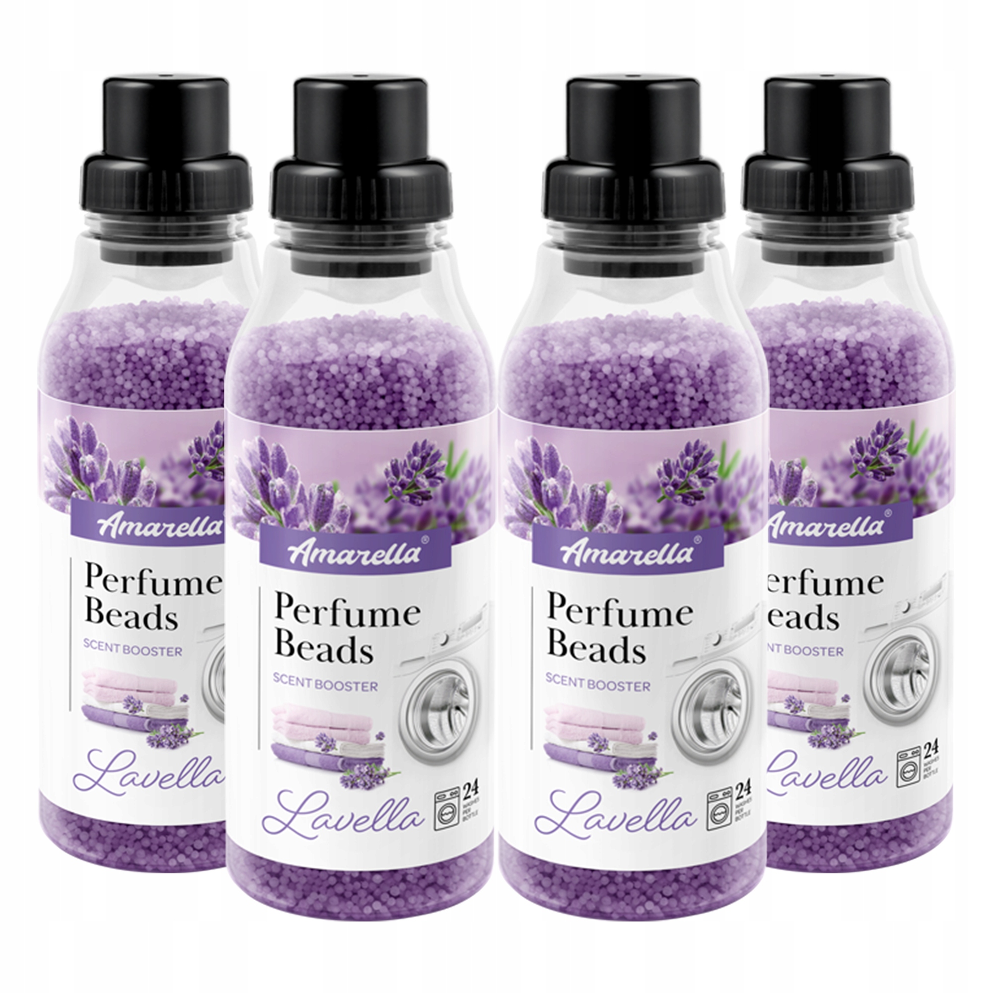 Sada vonných perliček na praní Amarella Lavella 4x370g granule