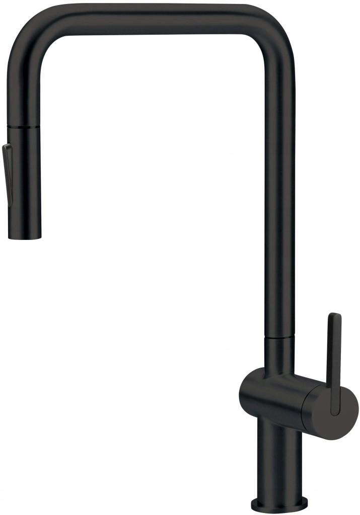 Momi čierna Kuchynská batéria, s výsuvnou hubicou (BKM_N73N) /sm/