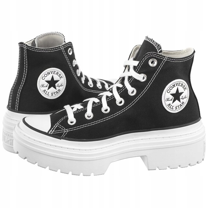 Dámské tenisky Converse Ctas Lugged Heel Hi Black A08258C černé