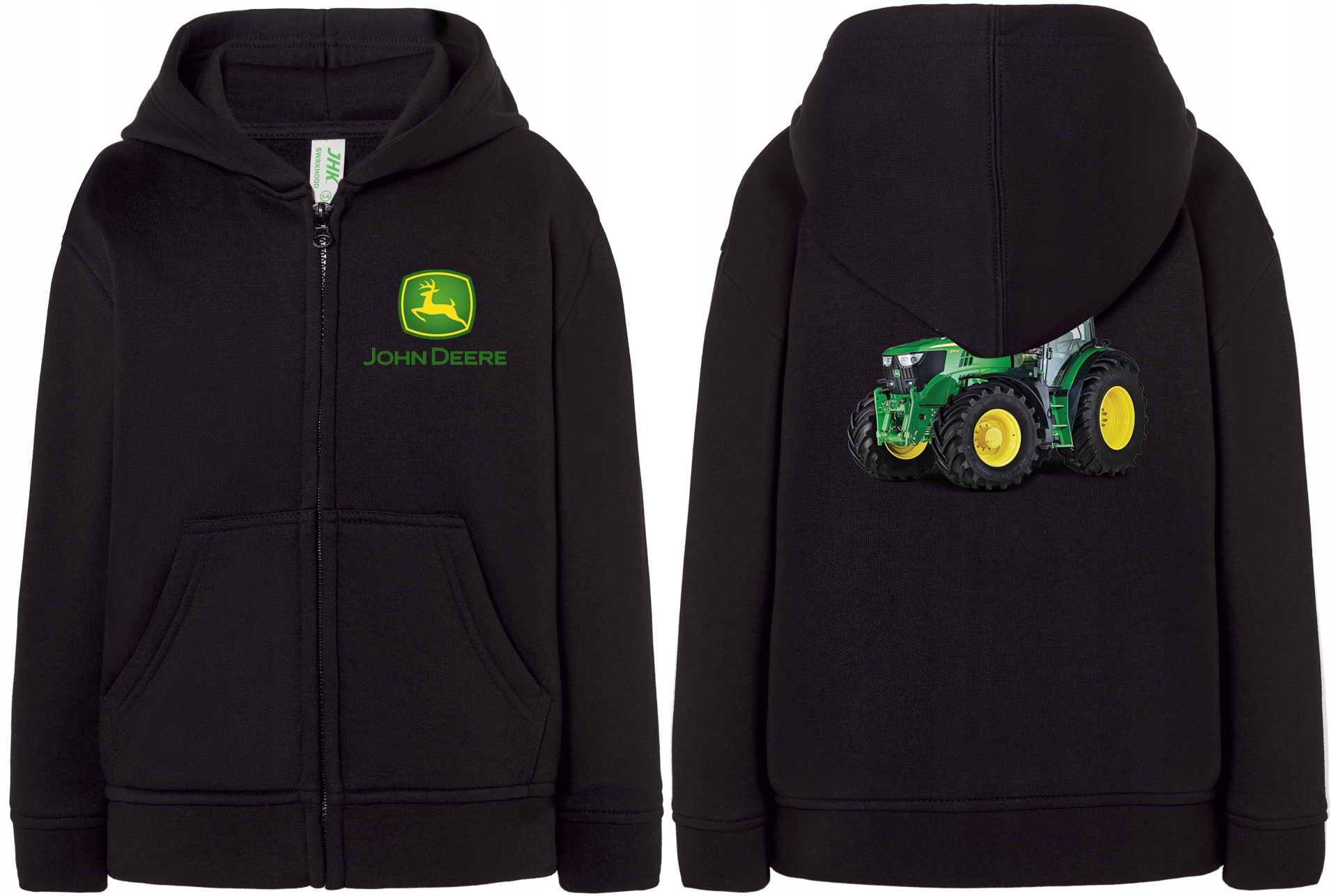 

Rozpinana bluza z traktorem John Deere 110/116
