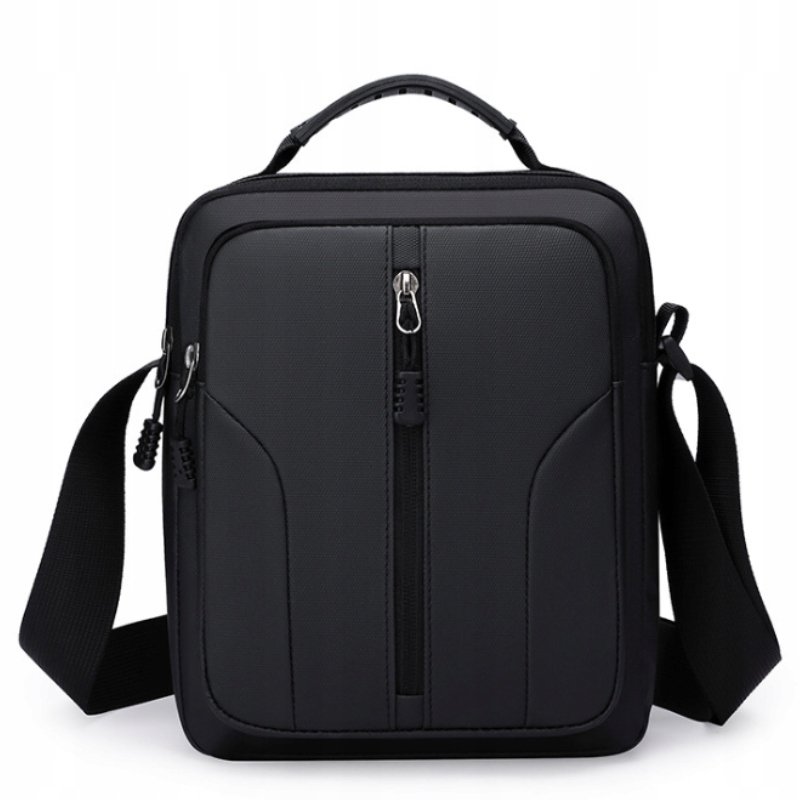 SASZETKA TORBA NERKA MĘSKA SPORTOWA NA RAMIĘ KLASYCZNA CZARNA