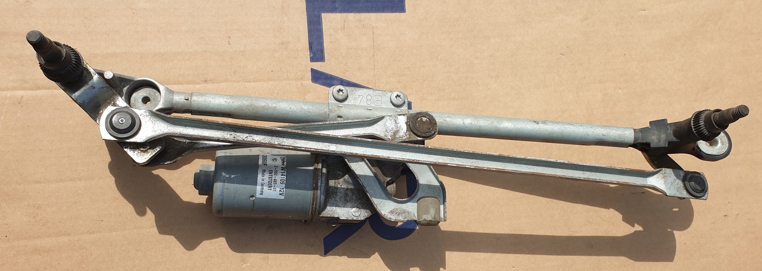 wiper mechanism front mini motor BMW X1 E84 OE EU
