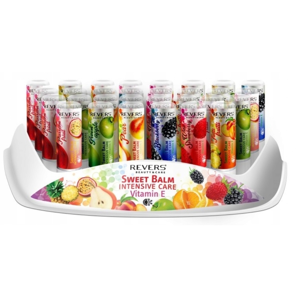 Revers Ochranný balzám na rty Různé příchutě Vůně Sada 30 Kusů
