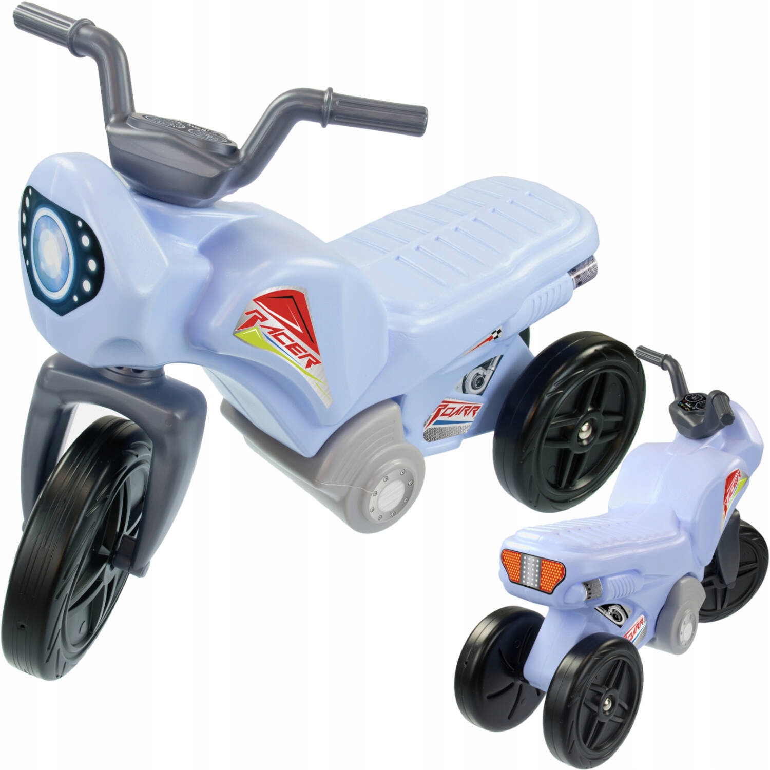 ТРЕХКОЛЕСНЫЙ ВЕЛОСИПЕД BLUE LIGHT MOCHTOYS