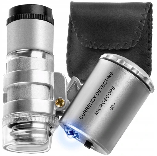 

Lupa Jubilerska Profesjonalna/mini Mikroskop+led
