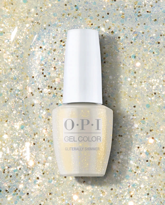GelColor Your Way Gliterally Shimmer lakier żelowy do paznokci złoty