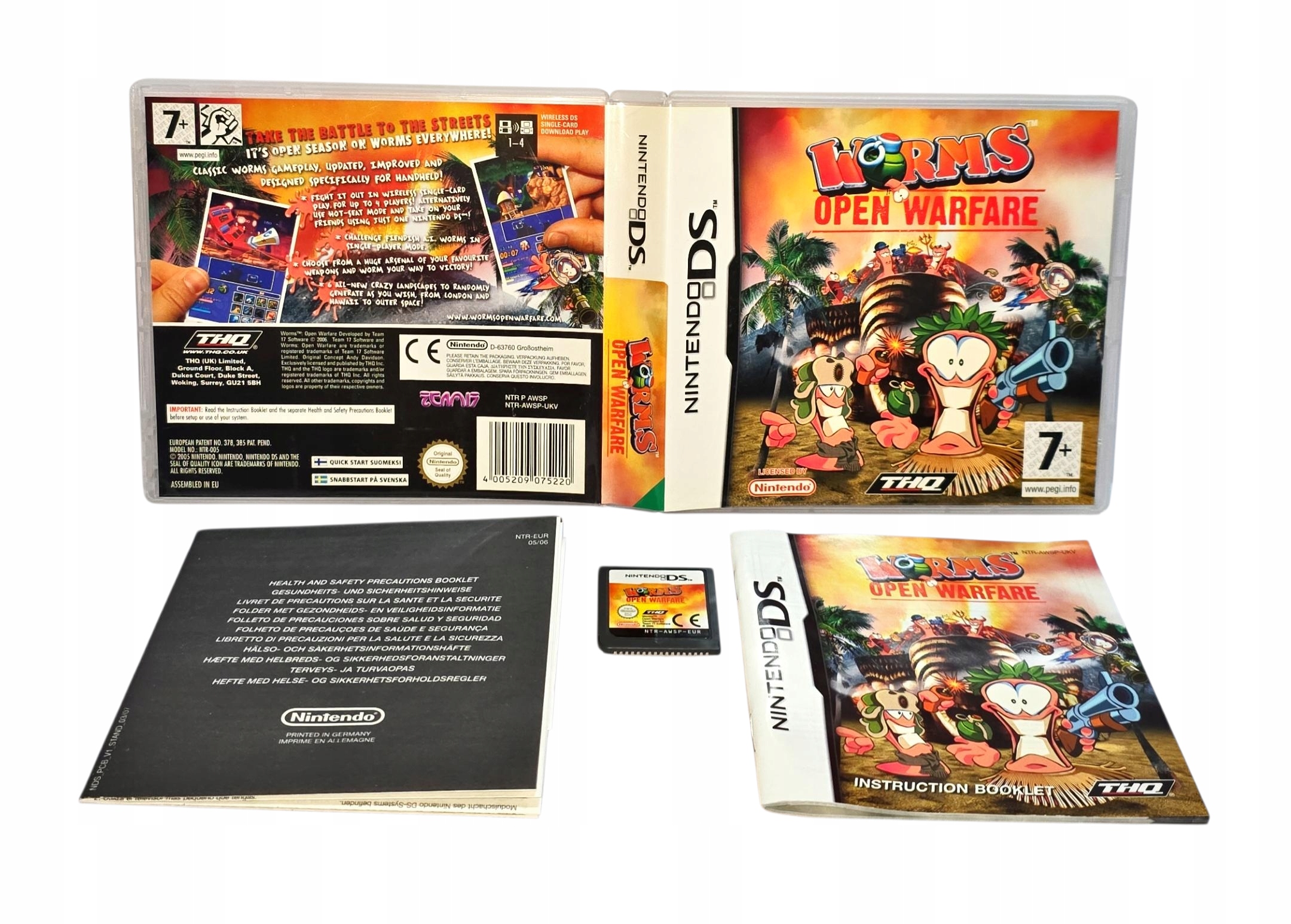 WORMS OPEN WARFARE Nintendo DS 3XA