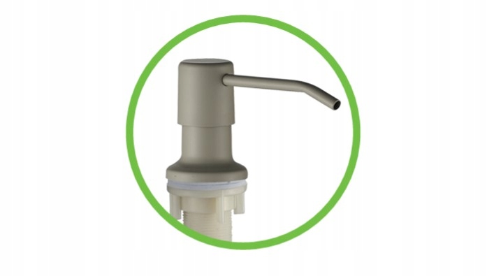 Laveo Dozownik na płyn do zlewu Drop 0,5l Beż