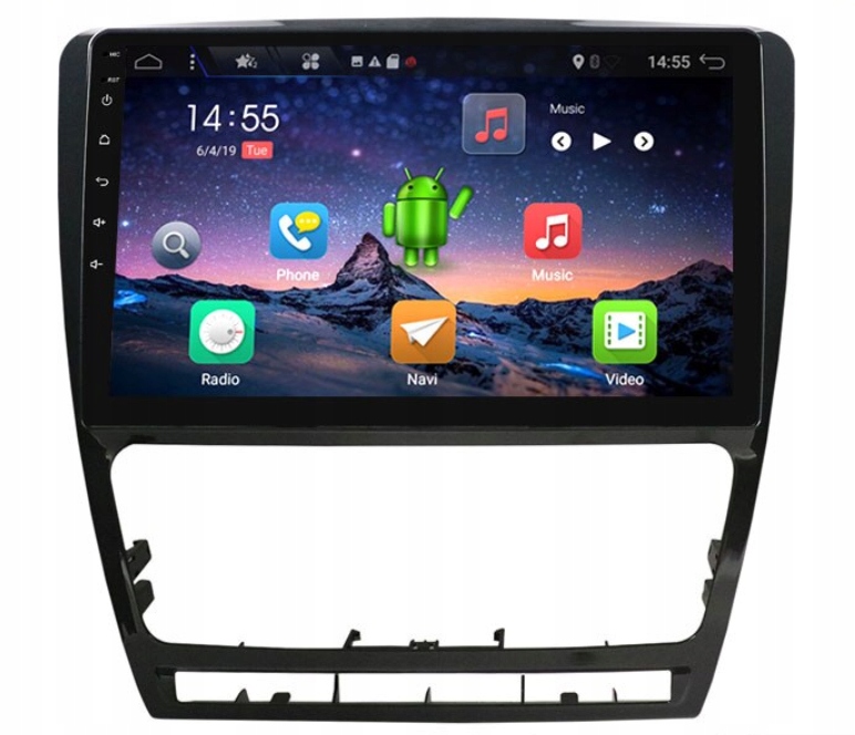 RADIO ANDROID SKODA OCTAVIA 2 A5 2007-14 1/16 CAM! Marka inna