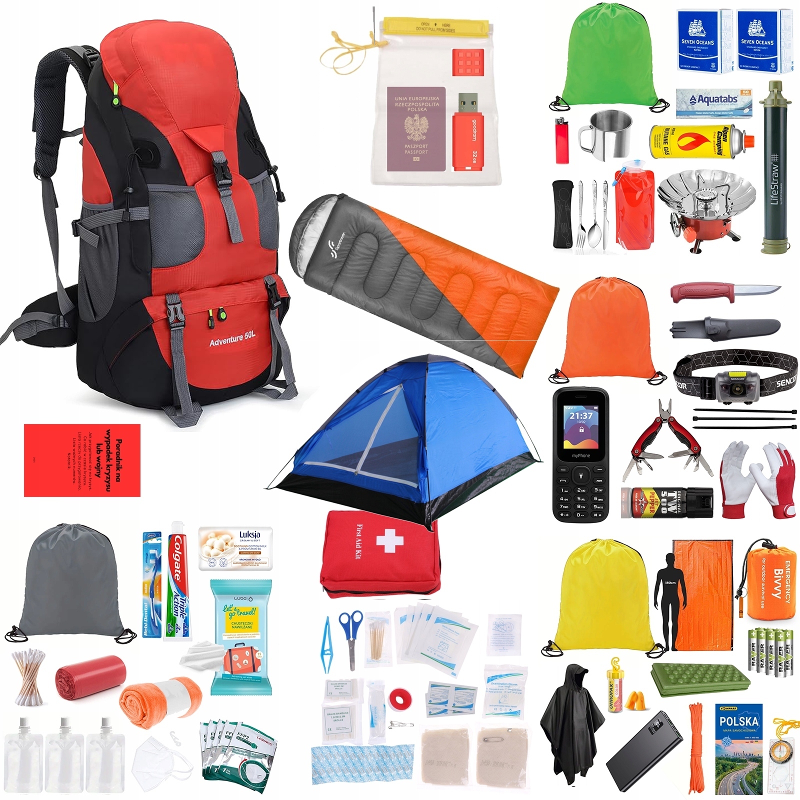 Batoh s vybavením ReadyPack X2 Sada Vše, co potřebujete