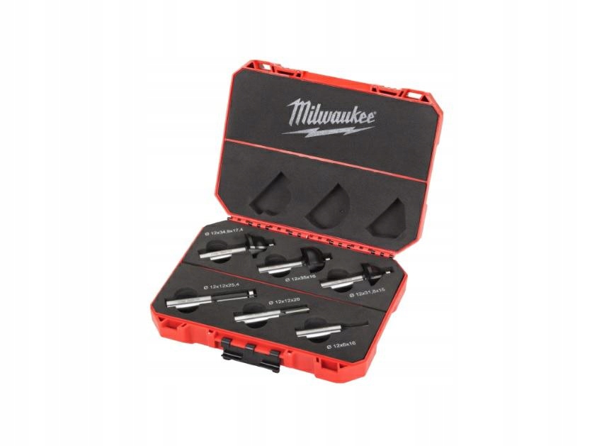 Milwaukee Frezy Do Drewna 12mm 6szt.