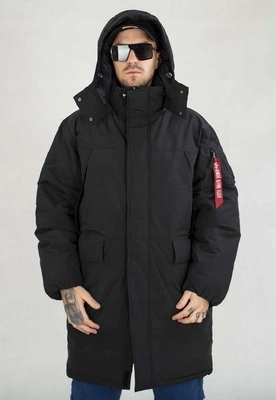 Bunda Alpha Industries Zimní Puffer Alpha Puffer Parka 148124 černá