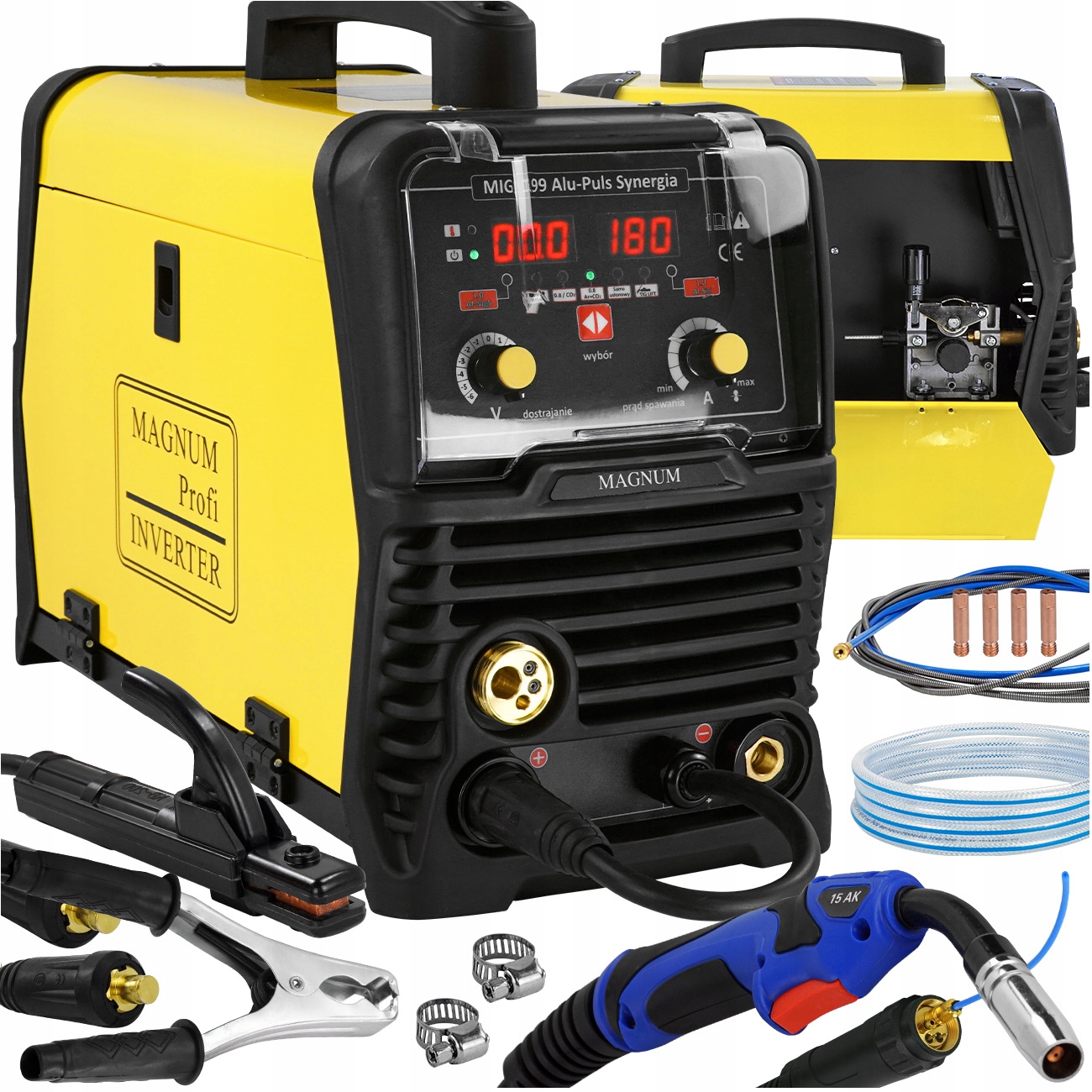 Spawarka 3w1 MIG MAG MMA TIG Magnum 180A Puls Alu