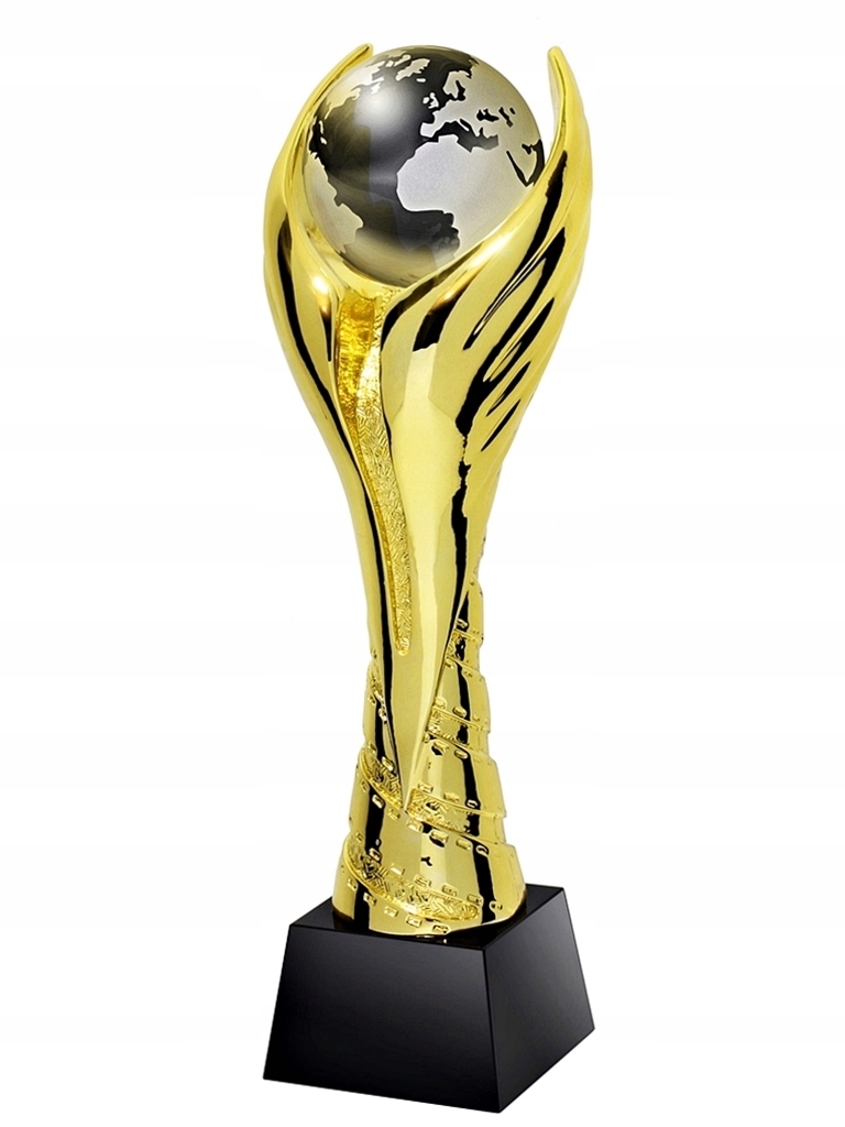 QRX014-G Odlitá soška Winged Globe v ozdobném provedení