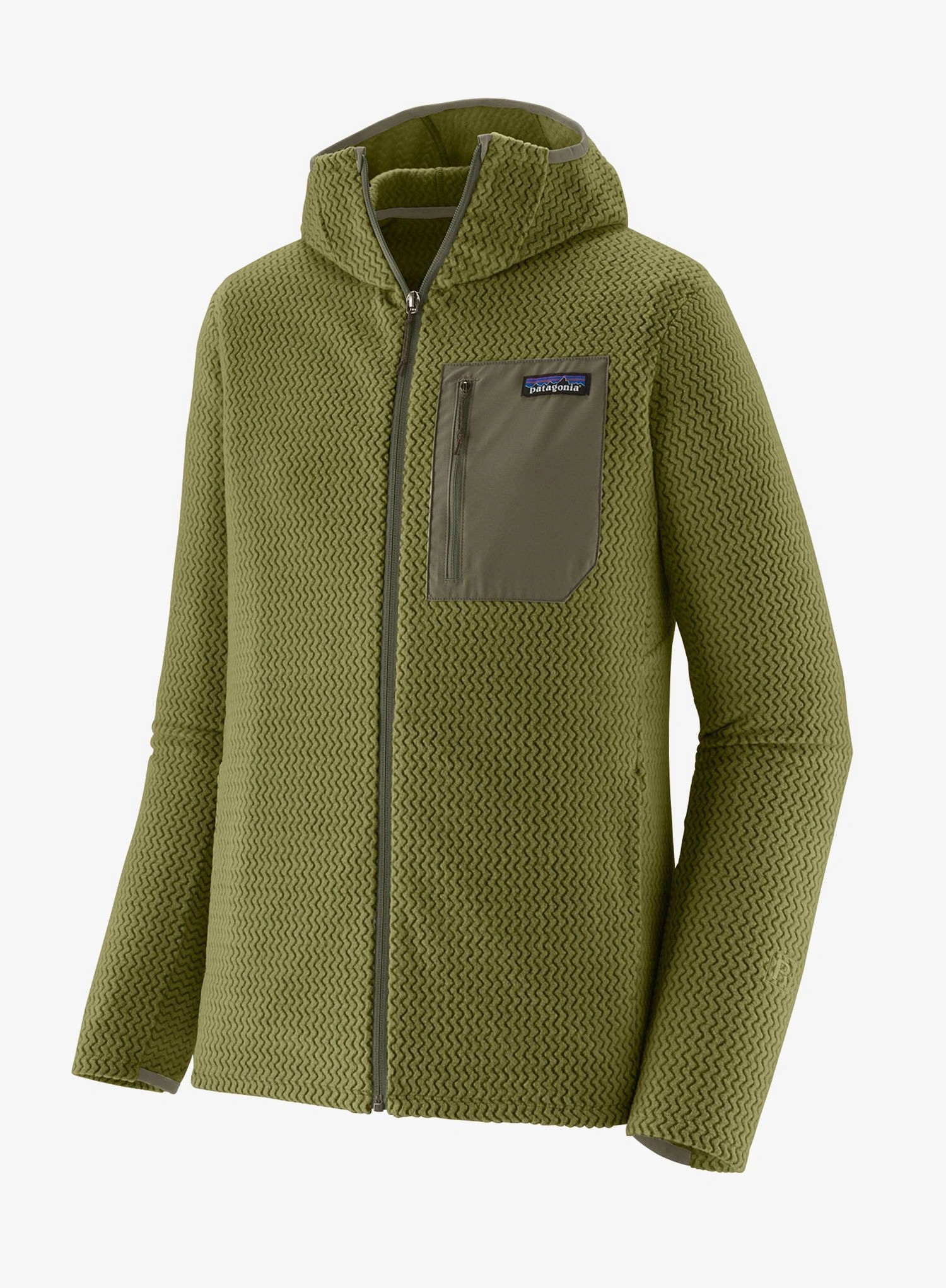 Bluza męska Patagonia R1 Air Full-Zip Hoody Caper Green Rozmiar: S