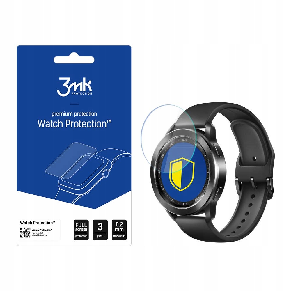 3MK Szkło Hybrydowe Do Xiaomi Watch S3 Flexibleglass Ochronne Zarysiki