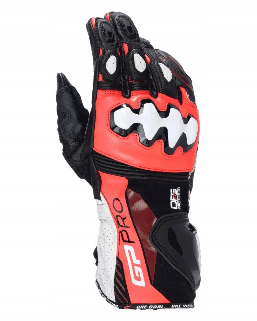 Alpinestars GP PRO GLOVE ブラック／ホワイト Lサイズ Rękawice motocyklowe Rękawiczki motocyklowe letnie