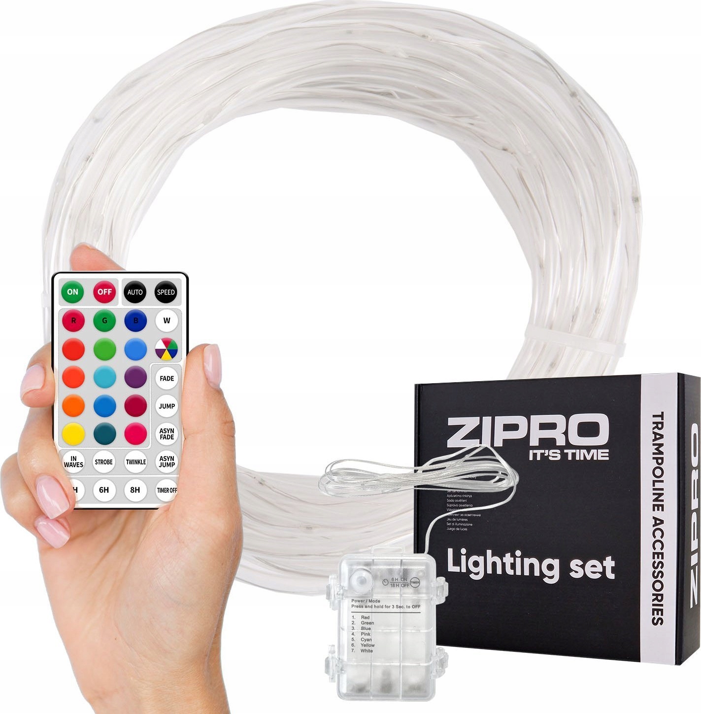 

Oświetlenie do Trampoliny 10FT 312cm Led Rgb 10m