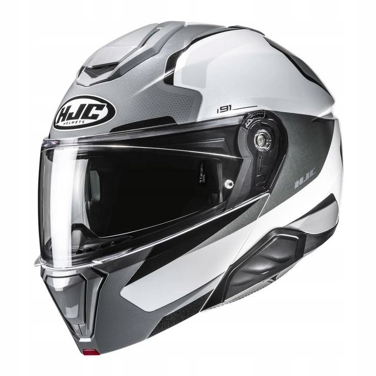 Motocyklová prilba Hjc I91 Felio Grey/white šedá biela Darčeky