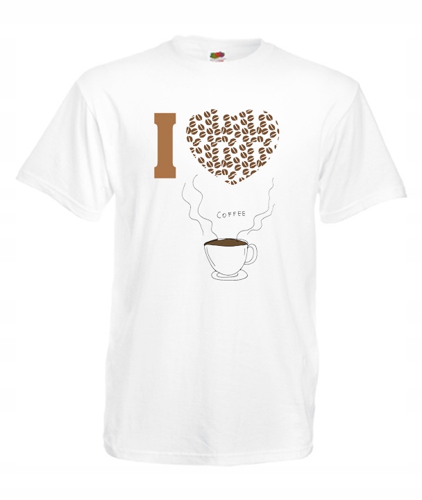 

L Koszulka Męska Kawa Coffee Espresso Latte